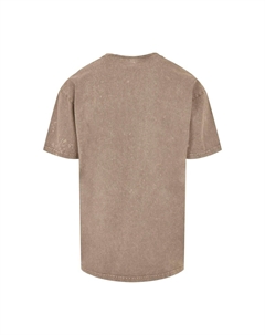 Футболка с принтом JUDAS PRIEST SOLID CIRCLE ACID WASHED HEAVY, коричневый Merchcode