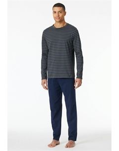 Пижамный комплект CASUAL ESSENTIALS, серый Schiesser
