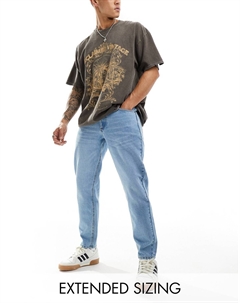 Джинсы Design Classic Rigid, светло-синий Asos