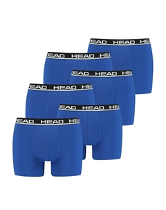 Боксеры Boxershorts Basic Boxer 6P, цвет 006 - Blue / Black Head