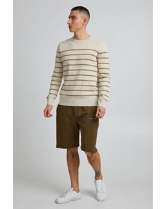 Пуловер Strick SDBrice LS2 21106836, натуральный Solid