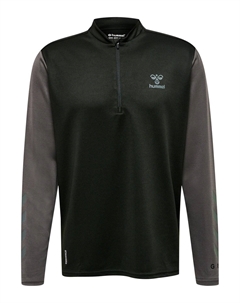 Топ с длинными рукавами HMLONGRID 1/2 ZIP POLY, черный Hummel