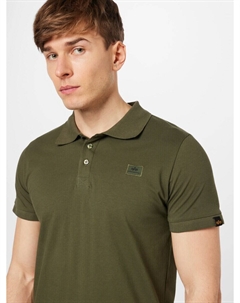 Рубашка поло Shirt, оливковый Alpha industries
