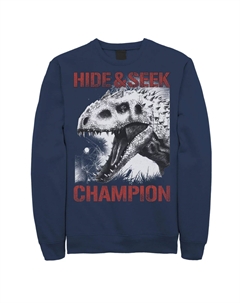 Мужской флисовый пуловер с рисунком Jurassic World Indominus Hide & Seek Champ Licensed character