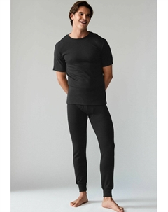 Пижамный комплект SHORT SLEEVE FIT THERMAL SET, черный Next