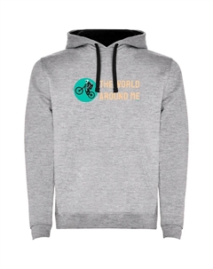 Худи The World Around Me Two-Colour, серый Kruskis