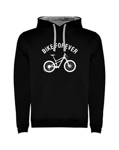 Худи Bike Forever Two-Colour, черный Kruskis
