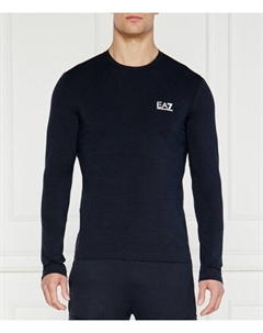 Лонгслив Slim Fit, синий Ea7
