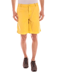 Желтые хлопковые мужские брюки Gant