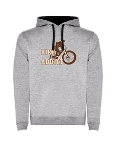 Худи Bike Addict Two-Colour, серый Kruskis