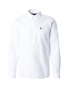 Повседневная рубашка Regular fit Button Up Shirt, белый Lyle & scott