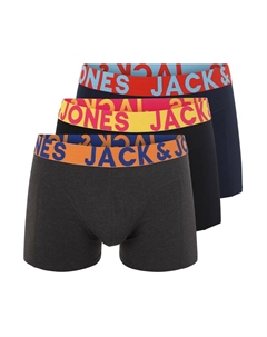 Трусы Boxer shorts JACCrazy, цвет dark blue/anthracite/black Jack & jones