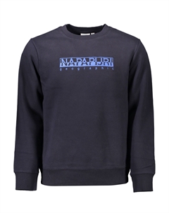 Синий мужской свитер из органического хлопка Napapijri