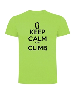 Футболка Keep Calm And Climb, зеленый Kruskis