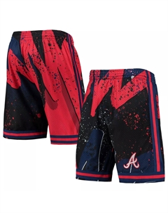 Мужские шорты Red Atlanta Braves Hyper Hoops Mitchell and ness