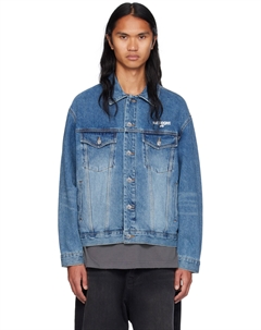 1506 Куртка дальнобойщика из денима, синий We11done