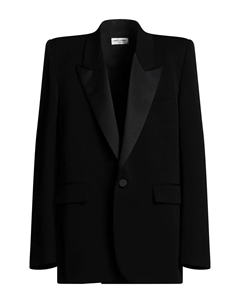 Блейзер, черный Saint laurent