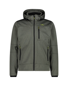 Мужская куртка с капюшоном на молнии, зеленый Cmp