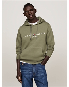 Толстовка Regular Fit, оливково-зеленый Tommy hilfiger