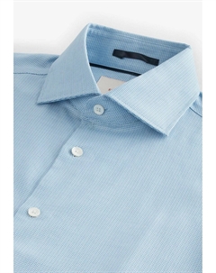 Рубашка SIGNATURE SINGLE CUFF TEXTURE WITH CUTAWAY COLLAR REGULAR FIT, синий Next