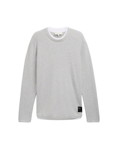 Джемпер DENIM, цвет Mottled Light Grey Tom tailor