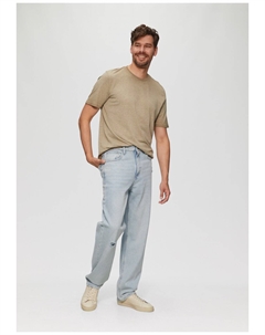 Джинсы прямого кроя / LOOSE FIT / / STRAIGHT LEG, светло-голубой Qs