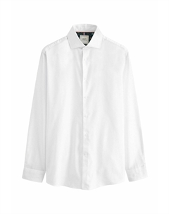 Официальная рубашка TRIMMED EASY CARE SINGLE CUFF , белый Next