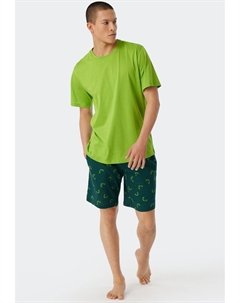 Базовая футболка MIX RELAX, светло-зеленый Schiesser