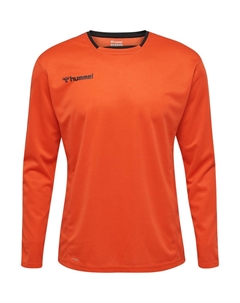 Топ с длинными рукавами, красный Hummel