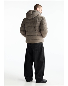 Зимняя куртка PUFFER, коричневый Pull & bear