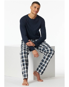Пижамные штаны, синий Schiesser
