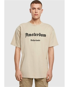 Футболка с принтом AMSTERDAM HEAVY , светло-коричневый Merchcode