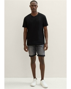 Джинсовые шорты SUPERFLEX JOSH, черный деним Tom tailor