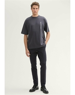 Чиносы SLIM DENIM, антрацит Tom tailor