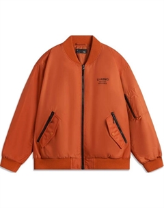 Стеганая куртка для мужчин из коллекции Sports Life цвета охры и оранжевого цвета Li-ning