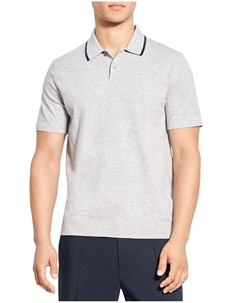 Поло с воротником-стойкой Goris в цвете Fine Bilen Theory