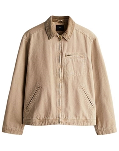 Джинсовая куртка мужская бежевая H&m