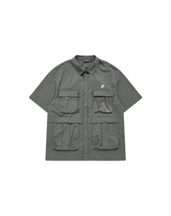 Трендовая куртка с короткими рукавами, зеленый Fila fusion