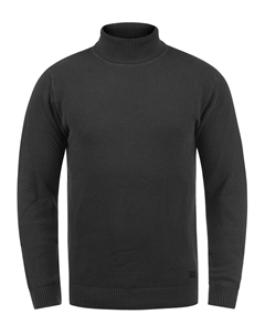 Пуловер Rollkragen, серый Solid