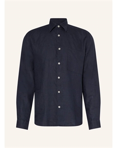 Льняная рубашка стандартного кроя, синий Marc o'polo