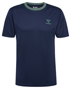 Футболка Trikot S/S Hmlstaltic Poly Jersey S/S, цвет MARINE/DUCK GREEN Hummel