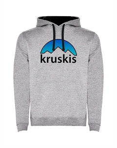 Худи Mountain Silhouette Two-Colour, серый Kruskis