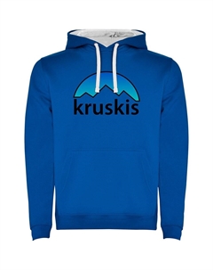 Худи Mountain Silhouette Two-Colour, синий Kruskis