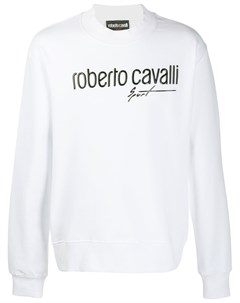 Толстовка с логотипом Roberto cavalli