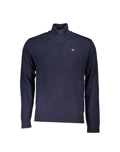 Синий мужской свитер из ткани Napapijri