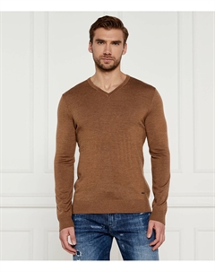 Свитер из шерсти JK-02Damien Regular Fit, коричневый Joop