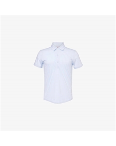 Рубашка поло Sebastian с короткими рукавами из хлопкового и шелкового трикотажа, голубой Orlebar brown