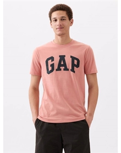 Футболка с логотипом, розовый Gap