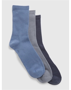 Спортивные носки, 3 пары., мультиколор Gap