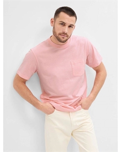 Футболка с карманом, розовый Gap